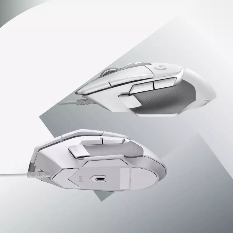 LOGITECH G502 X žaidimų pelė – USB – balta
