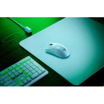 RAZER Viper V3 Pro belaidė + laidinė žaidimų pelė, balta