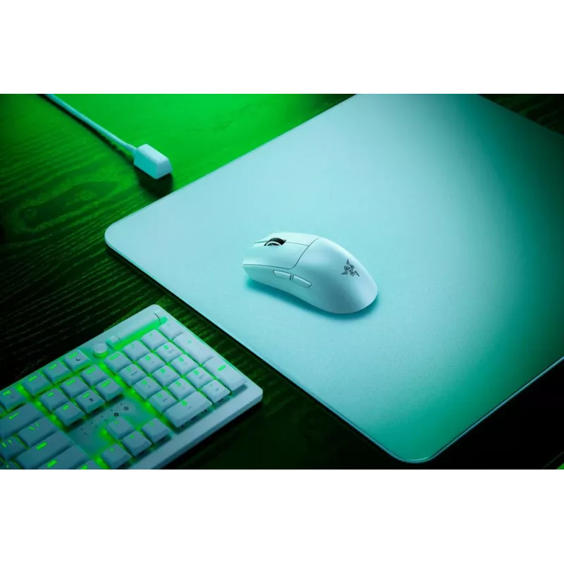 RAZER Viper V3 Pro belaidė + laidinė žaidimų pelė, balta
