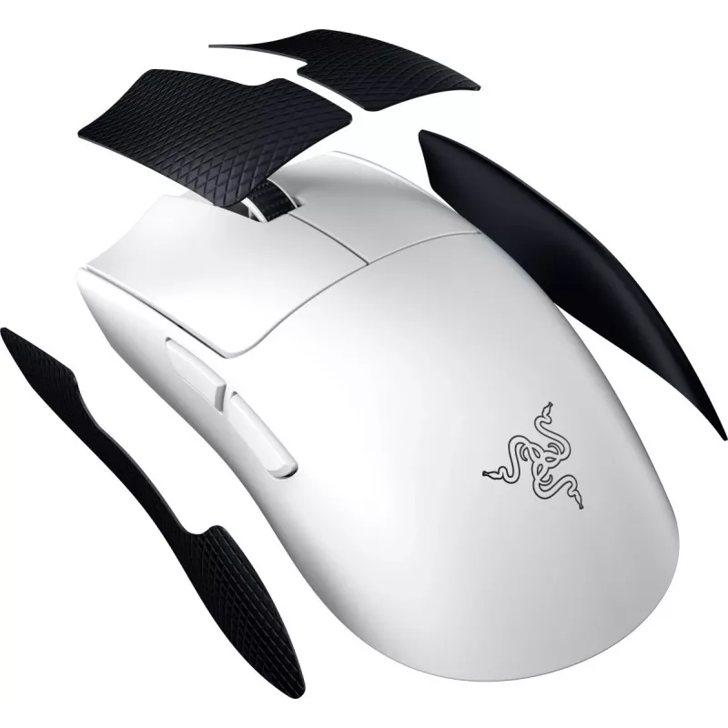 RAZER Viper V3 Pro belaidė + laidinė žaidimų pelė, balta