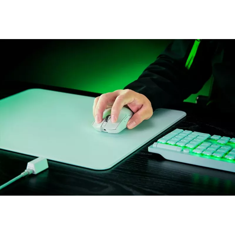 RAZER Viper V3 Pro belaidė + laidinė žaidimų pelė, balta