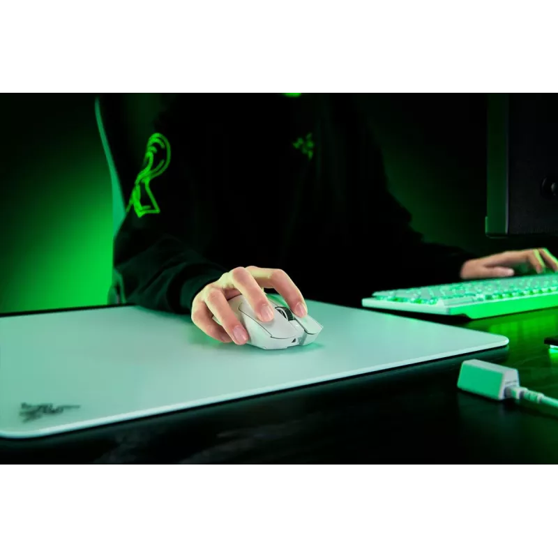 RAZER Viper V3 Pro belaidė + laidinė žaidimų pelė, balta