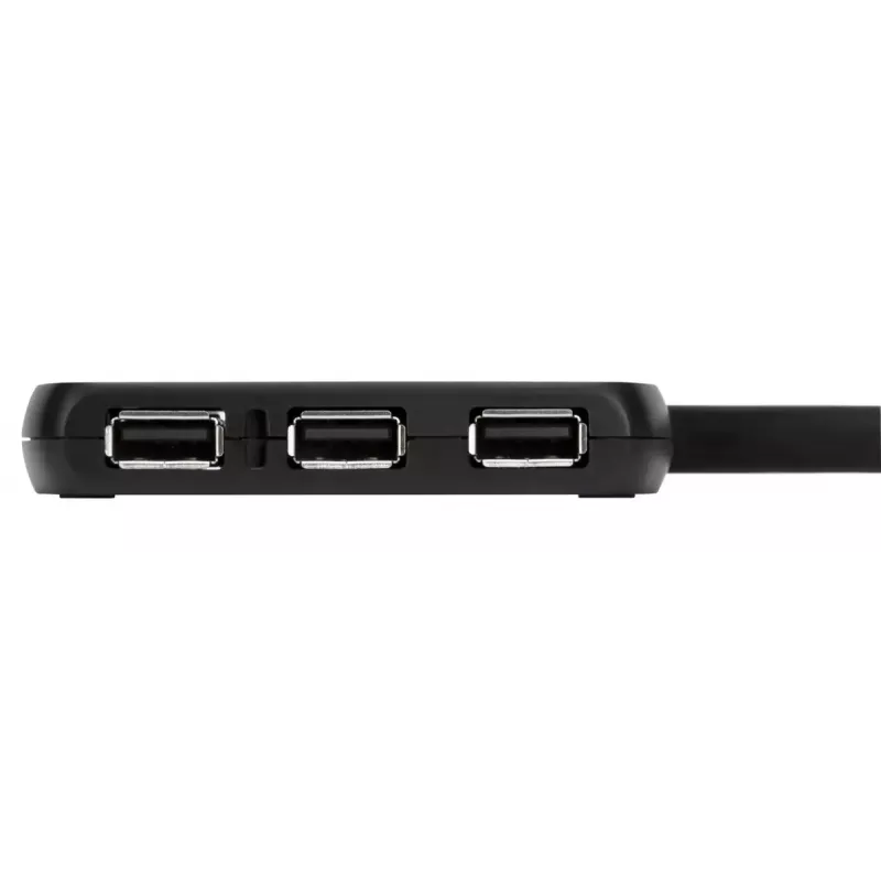 Targus ACH114EU USB 2.0 4 prievadų kompaktiškas juodas USB šakotuvas