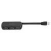 Targus ACH114EU USB 2.0 4 prievadų kompaktiškas juodas USB šakotuvas