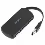 Targus ACH114EU USB 2.0 4 prievadų kompaktiškas juodas USB šakotuvas