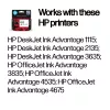 HP 652 Tri-color Original Advantage kasetė, žalsvai mėlyna, purpurinė, geltona, 1 vnt., 200 puslapių