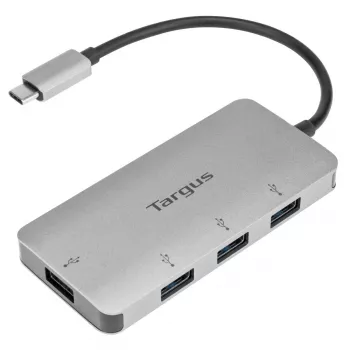 Targus ACH226EU USB-C į 4 USB-A 3.0 šakotuvas, sidabrinis
