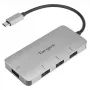 Targus ACH226EU USB-C į 4 USB-A 3.0 šakotuvas, sidabrinis