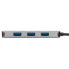 Targus ACH226EU USB-C į 4 USB-A 3.0 šakotuvas, sidabrinis