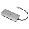 Targus ACH226EU USB-C į 4 USB-A 3.0 šakotuvas, sidabrinis