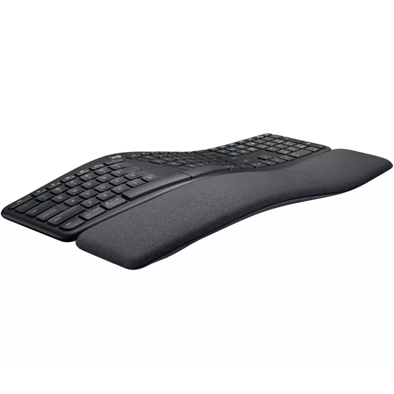 LOGITECH Ergo K860 - Belaidė išskleidžiama klaviatūra Graphite - Qwertz Šveicariška