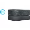 LOGITECH Ergo K860 - Belaidė išskleidžiama klaviatūra Graphite - Qwertz Šveicariška