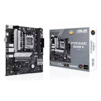 ASUS PRIME B650M-K pagrindinė plokštė AMD B650 Socket AM5 micro ATX