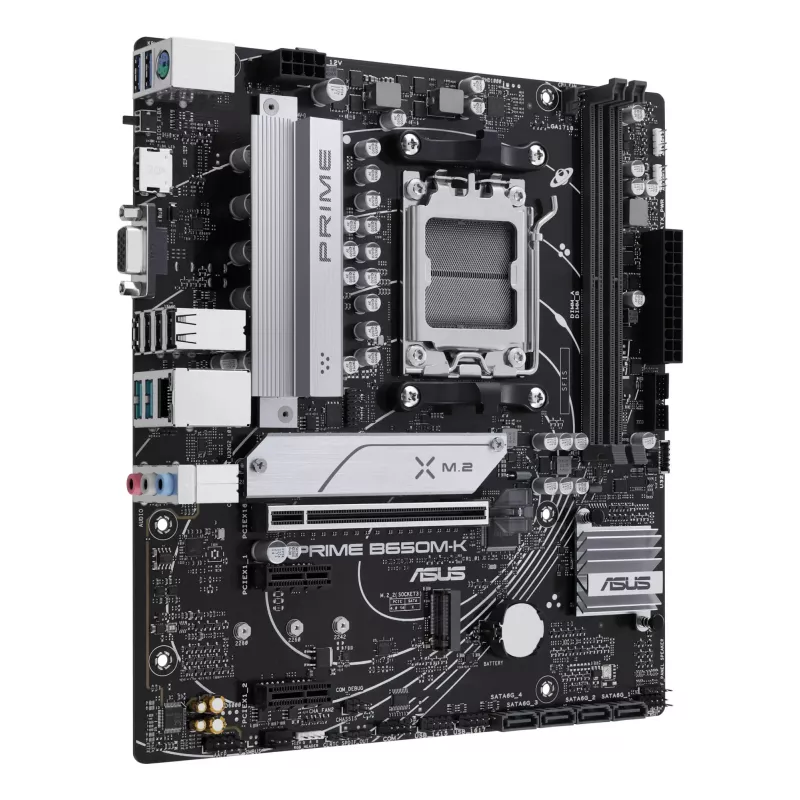 ASUS PRIME B650M-K pagrindinė plokštė AMD B650 Socket AM5 micro ATX