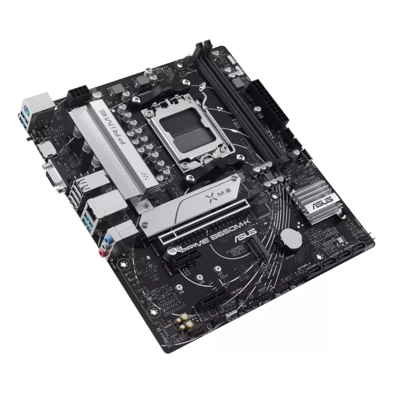 ASUS PRIME B650M-K pagrindinė plokštė AMD B650 Socket AM5 micro ATX