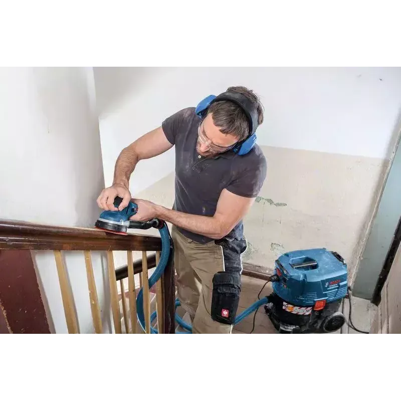 Bosch GET 55-125 Professional atsitiktinis orbitinis šlifuoklis 7800 RPM 15600 OPM juoda, mėlyna 550 W