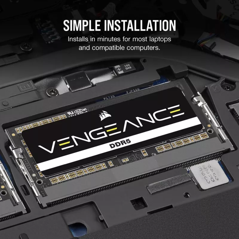 CORSAIR Vengeance 32GB DDR5 SoDIMM (1x32GB) DDR5 5600MT/s CL48