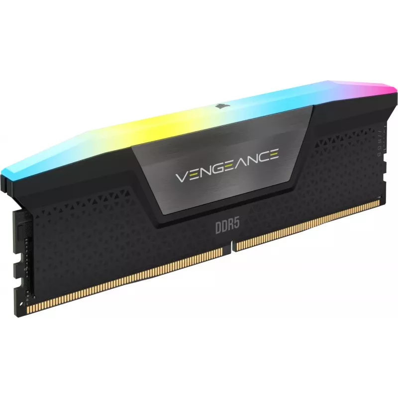 Corsair Vengeance RGB 32 GB (2x16 GB) DDR5-6000 CL38 RAM rinkinys, juodos spalvos