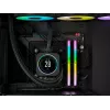 Corsair Vengeance RGB 32 GB (2x16 GB) DDR5-6000 CL38 RAM rinkinys, juodos spalvos