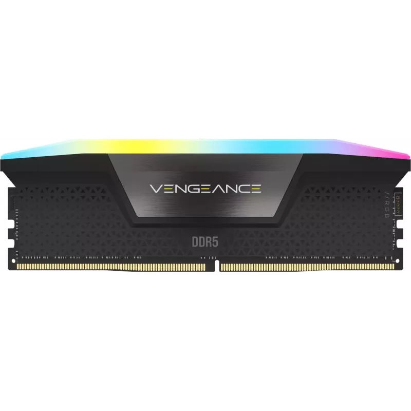 Corsair Vengeance RGB 32 GB (2x16 GB) DDR5-6000 CL38 RAM rinkinys, juodos spalvos