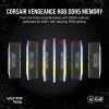Corsair Vengeance RGB 32 GB (2x16 GB) DDR5-6000 CL38 RAM rinkinys, juodos spalvos