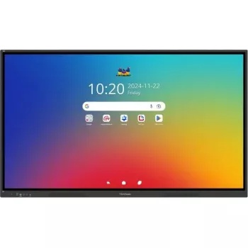 ViewSonic IFP7534 interaktyvi lenta 190,5 cm (75 colių) 3840 x 2160 pikselių Liečiamas ekranas Juoda