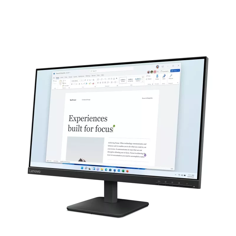 Monitorius Lenovo L24-4e 60,5 cm (23,8 colio) Full HD LCD juodas
