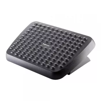 Pėdų atrama Fellowes Standard ergonominė po stalu, juoda, reguliuojamo aukščio, 330 mm plotis