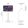 LG 32U889SA-W monitorius 80 cm (31,5 colio) 3840 x 2160 pikselių 4K Ultra HD LCD liečiamuoju ekranu kiosk baltas