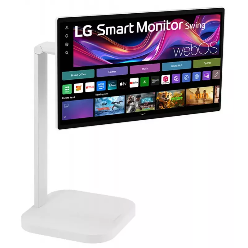 LG 32U889SA-W monitorius 80 cm (31,5 colio) 3840 x 2160 pikselių 4K Ultra HD LCD liečiamuoju ekranu kiosk baltas