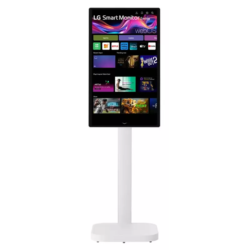 LG 32U889SA-W monitorius 80 cm (31,5 colio) 3840 x 2160 pikselių 4K Ultra HD LCD liečiamuoju ekranu kiosk baltas