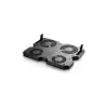 Aušinimo stovas DeepCool MULTI CORE X6 – 4 ventiliatoriai, 15,6 col. nešiojamiesiems kompiuteriams, USB maitinimas, 380×295×24 mm, 2 USB prievadai