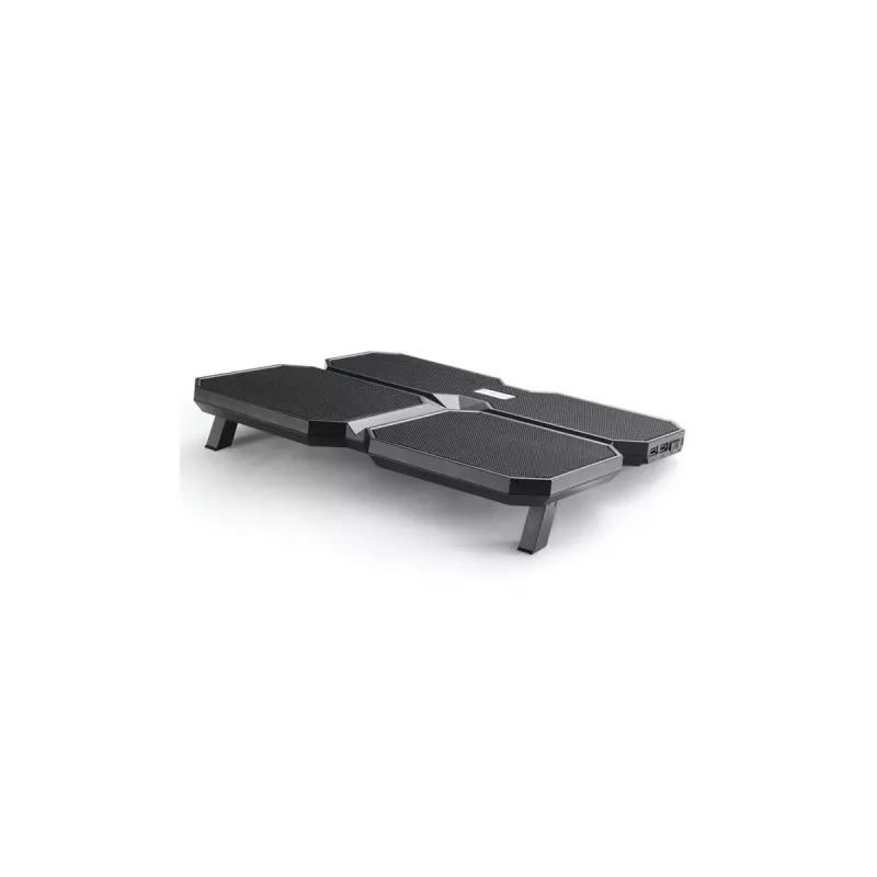 Aušinimo stovas DeepCool MULTI CORE X6 – 4 ventiliatoriai, 15,6 col. nešiojamiesiems kompiuteriams, USB maitinimas, 380×295×24 mm, 2 USB prievadai