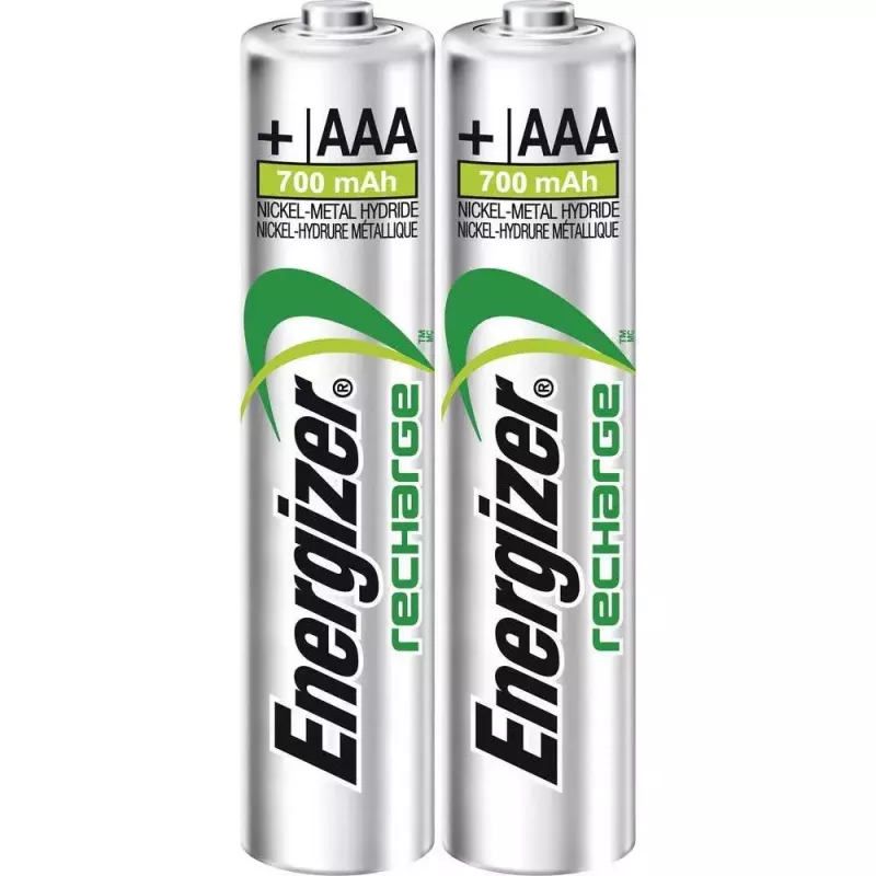Energizer Recharge Power Plus AAA/HR03 įkraunamos baterijos, NiMH, 700 mAh, 1,2 V, 2 vnt.