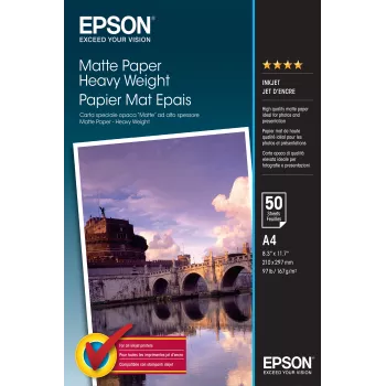 Epson matinis popierius Heavy Weight - A4 - 50 lapų