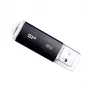 SILICON POWER Ultima U02 - 16GB USB atmintukas - USB 2.0 - Juodas (min. užsakymo kiekis: 30)
