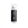 SILICON POWER Ultima U02 - 16GB USB atmintukas - USB 2.0 - Juodas (min. užsakymo kiekis: 30)