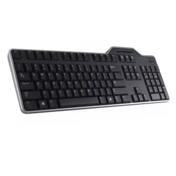 DELL Pro Smartcard Keyboard KB813 – rusų (QWERTY), pilno dydžio, laidinė, USB, juoda