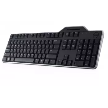 DELL Pro Smartcard Keyboard KB813 – rusų (QWERTY), pilno dydžio, laidinė, USB, juoda