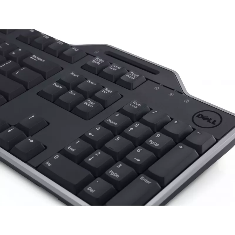 DELL Pro Smartcard Keyboard KB813 – rusų (QWERTY), pilno dydžio, laidinė, USB, juoda