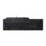 DELL KB522 klaviatūra, pilno dydžio, laidinė, USB, membraninė, QWERTY išdėstymas, juoda
