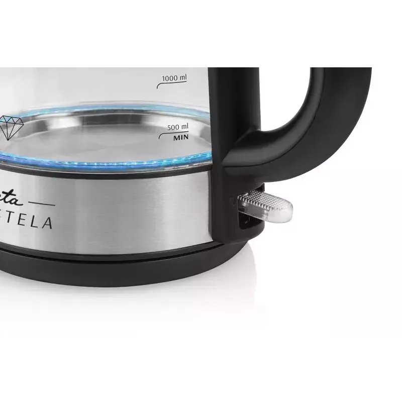 Elektrinis virdulys ETA Crystela 1,7 l 2200 W Juodas Nerūdijantis plienas Skaidrus