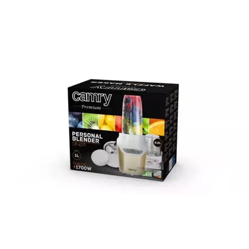 Sportinis blenderis Camry Premium CR 4071 Auksinis Skaidrus Baltas