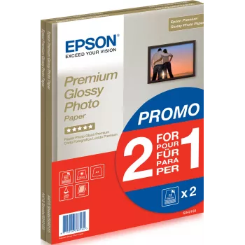 Epson Premium Glossy Photo Popierius - A4 - 2x 15 lapų