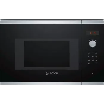 Bosch Serie 4 BFL523MS0 įmontuojama mikrobangų krosnelė, 20 L, 800 W, juoda, nerūdijantis plienas
