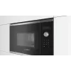 Bosch Serie 4 BFL523MS0 įmontuojama mikrobangų krosnelė, 20 L, 800 W, juoda, nerūdijantis plienas