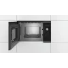 Bosch Serie 4 BFL523MS0 įmontuojama mikrobangų krosnelė, 20 L, 800 W, juoda, nerūdijantis plienas
