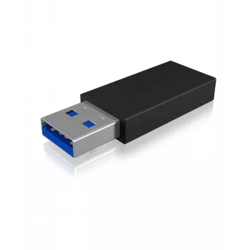 ICY BOX IB-CB015 USB Type-C 3.1 (Gen 2) į USB Type-A 3.1 (Gen 2) adapteris, juodas
