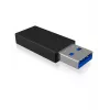 ICY BOX IB-CB015 USB Type-C 3.1 (Gen 2) į USB Type-A 3.1 (Gen 2) adapteris, juodas
