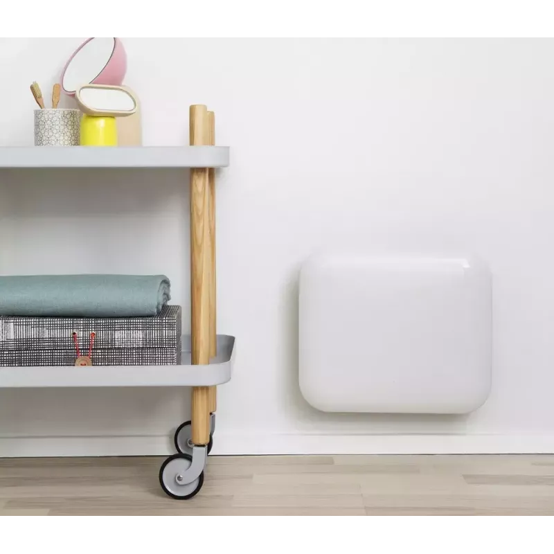Mill aliuminio skydinis konvektorius IB250, 250 W, tinka iki 5 m² patalpoms, baltas